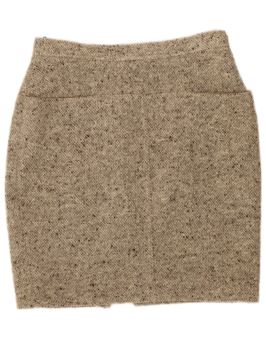 Mondrian Womens Pencil Skirt IT 42 Medium W28  Beige Flecked New Wool