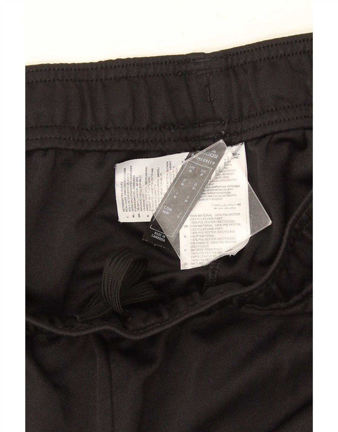 Adidas Mens Aeroready Tracksuit Trousers Medium  Black Polyester
