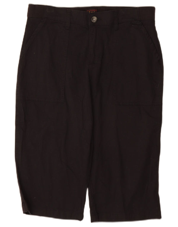 LEE Womens Bermuda Casual Shorts US 10 Large W30 Black Cotton