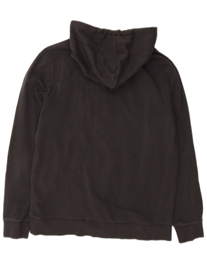 JACK & JONES Mens Hoodie Jumper XL Black Cotton Vintage Jack & Jones and Second-Hand Jack & Jones from Messina Hembry 