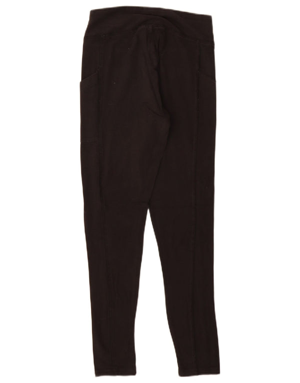 PUMA Womens Leggings UK 8 Small Black Cotton