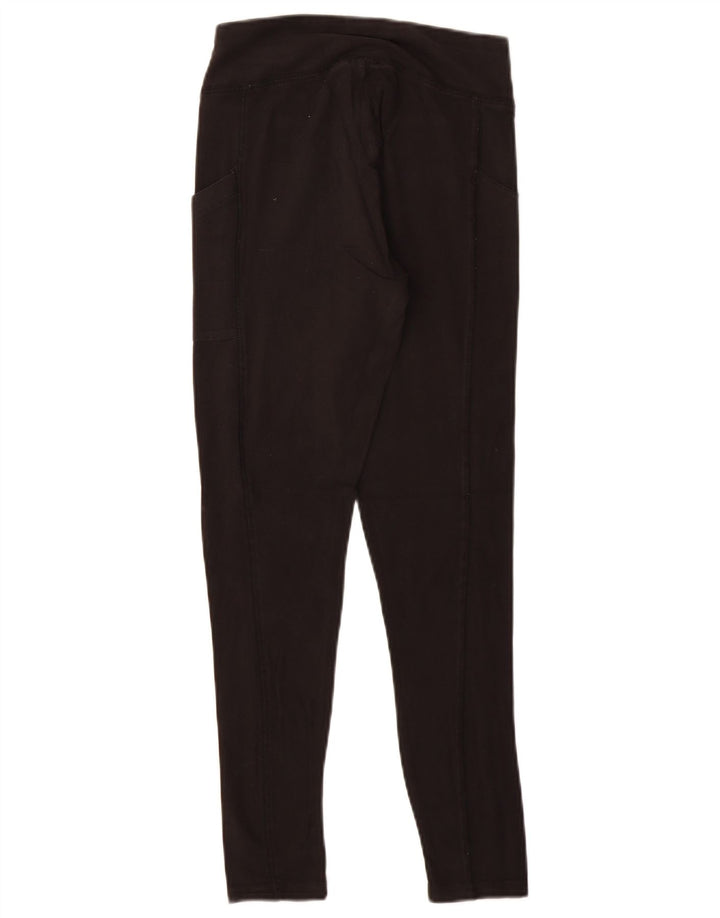 PUMA Womens Leggings UK 8 Small Black Cotton