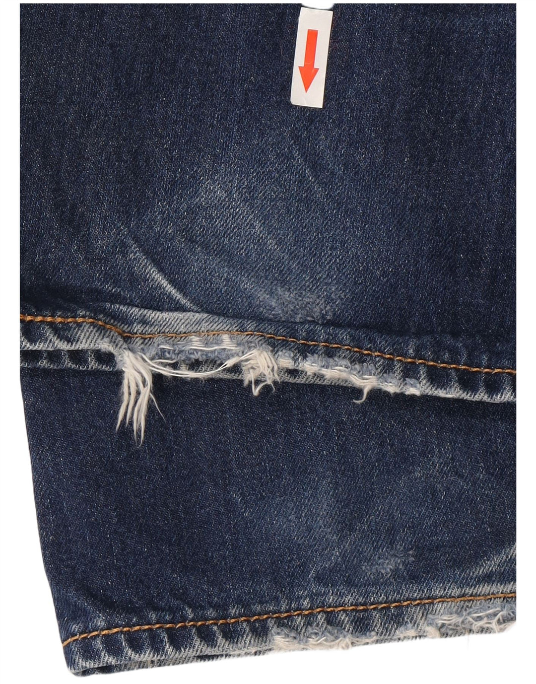 Levi's Mens 501 Straight Jeans W38 L30 Navy Blue Cotton