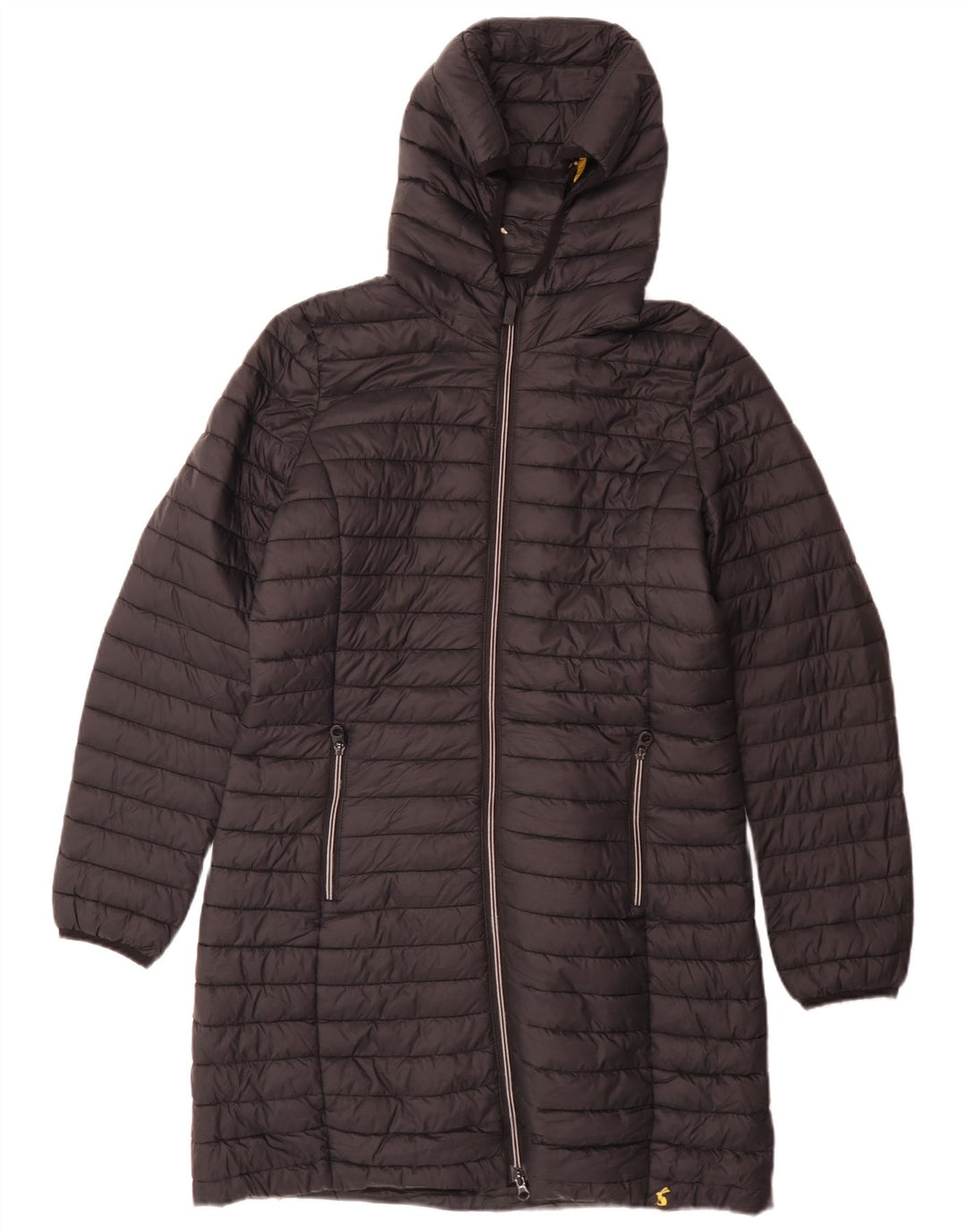 Joules Mens Hooded Padded Coat UK 12 Medium Black Polyamide
