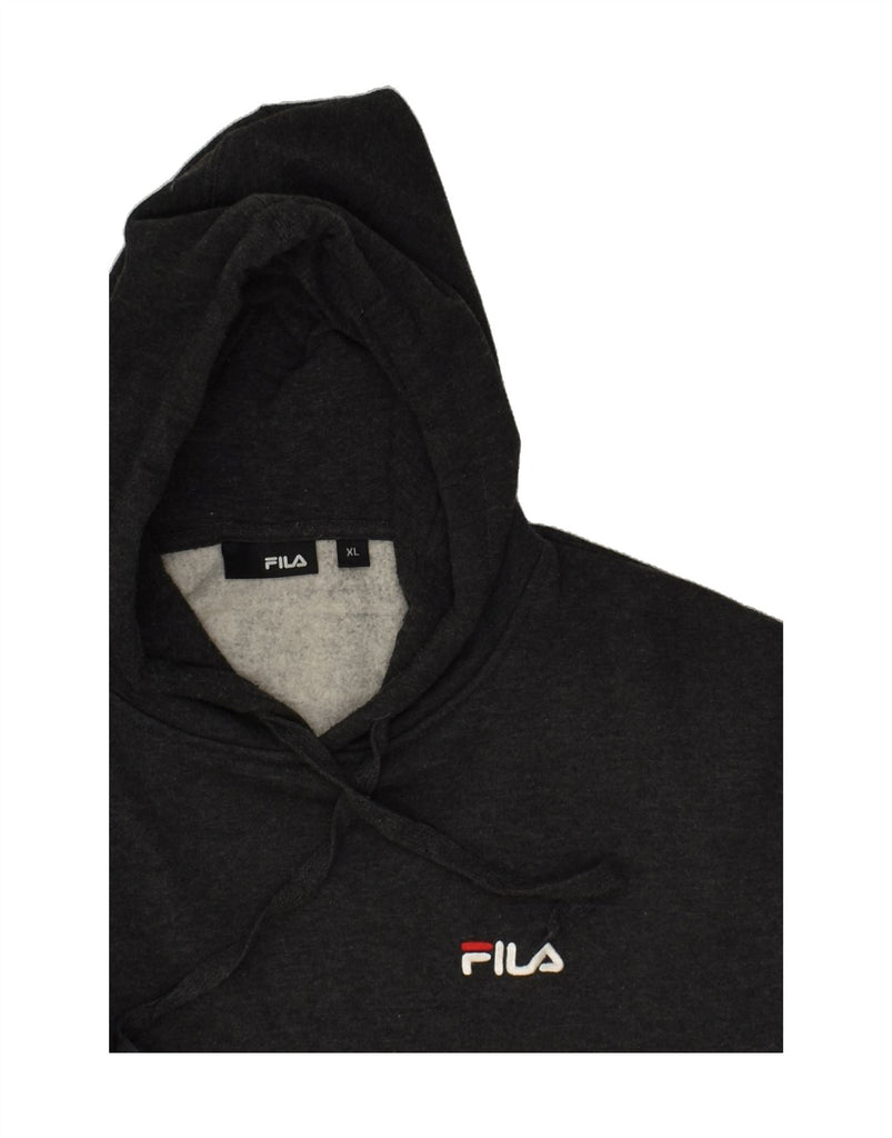 FILA Mens Hoodie Jumper XL Grey | Vintage Fila | Thrift | Second-Hand Fila | Used Clothing | Messina Hembry 