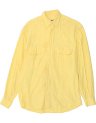 UNIFORM Mens Shirt Medium Yellow