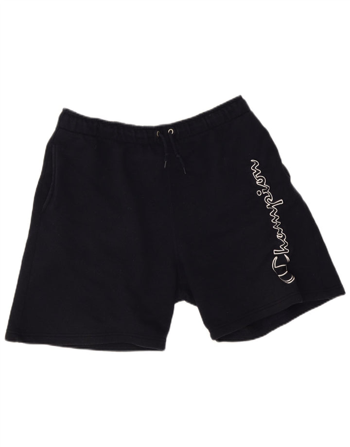 Champion Mens Graphic Sport Shorts XL Black Cotton