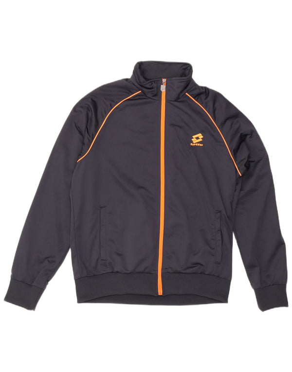 Lotto Mens Tracksuit Top Jacket Large Navy Blue