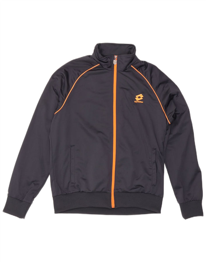 Lotto Mens Tracksuit Top Jacket Large Navy Blue