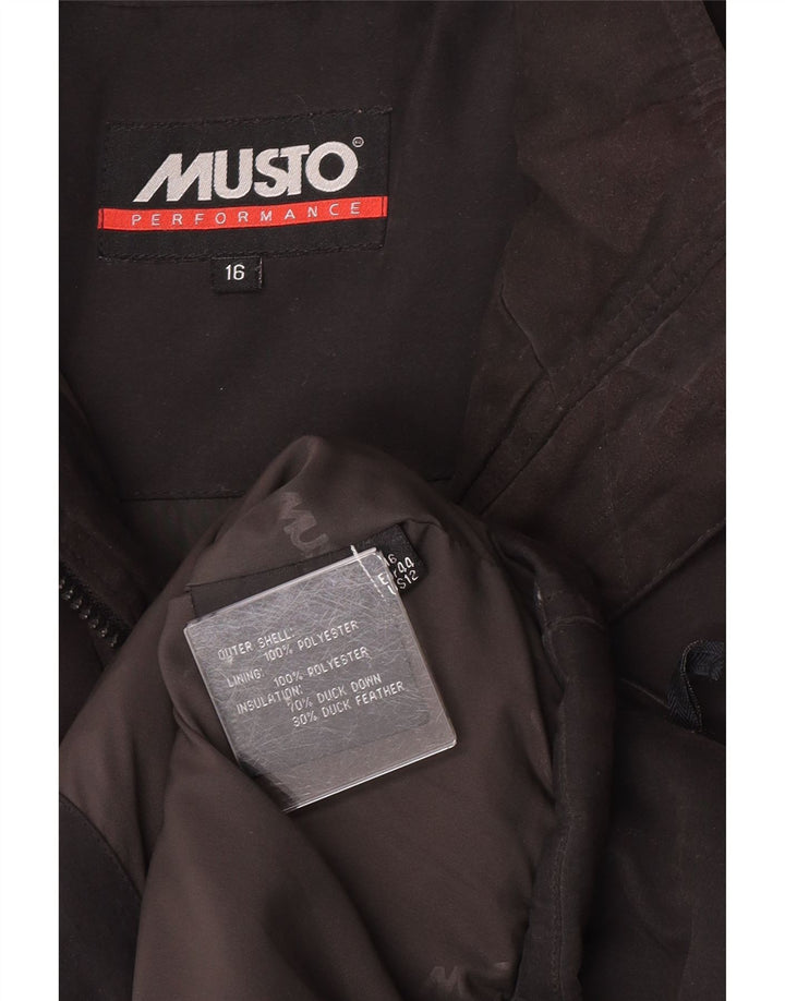 Musto Womens Padded Gilet UK 16 Large  Black Polyester