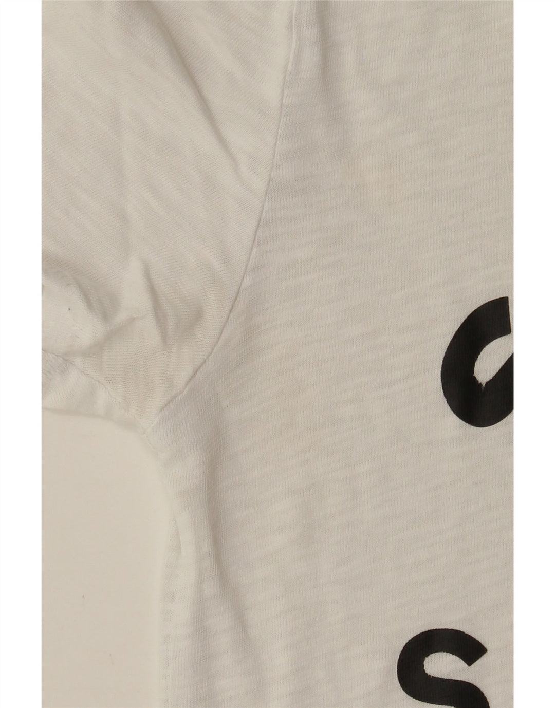 SUPERDRY Mens Graphic T-Shirt Top Medium White Cotton