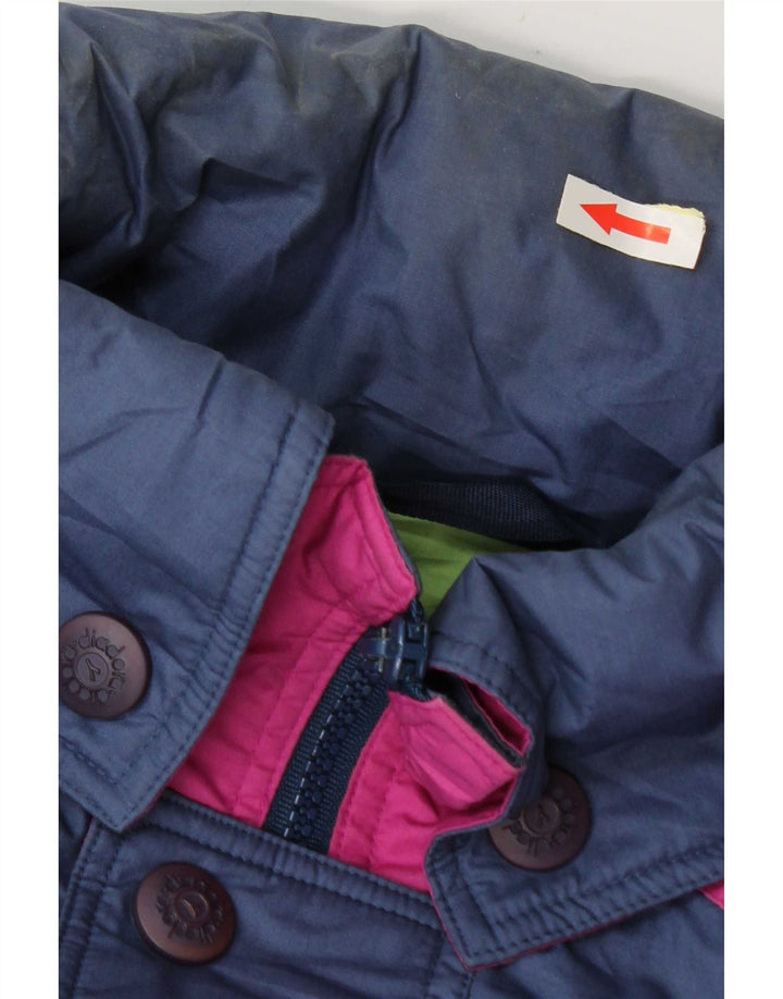 Diadora Mens Hooded Ski Jacket UK 42 XL Blue Colourblock Polyester