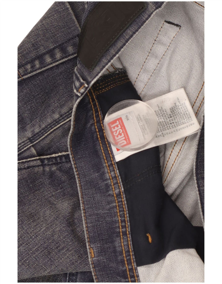 Diesel Mens Slim Jeans W36 L31 Navy Blue Cotton