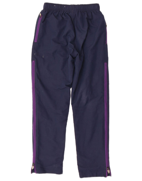 CANTERBURY Boys Uglies Graphic Tracksuit Trousers 9-10 Years Navy Blue