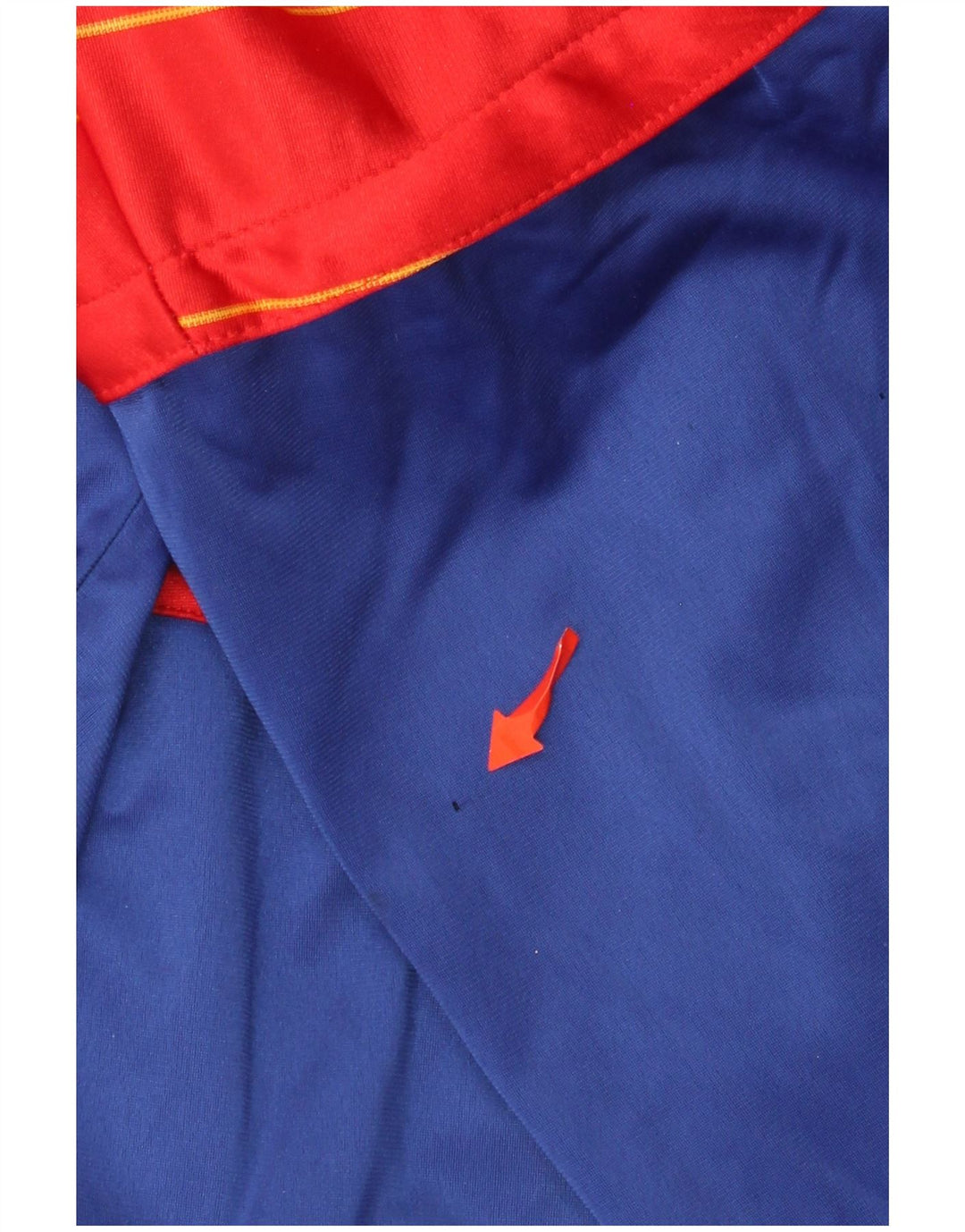 POP 84 Mens Tracksuit Top Jacket XL Red Colourblock