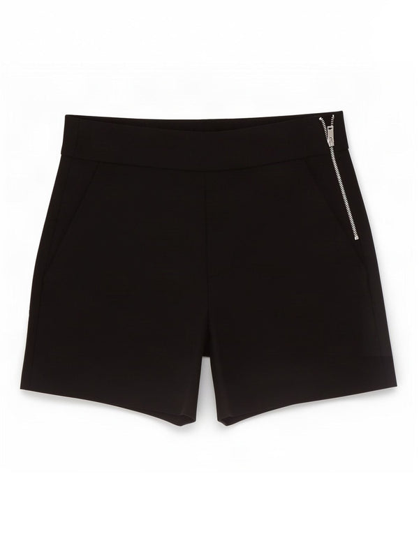 Zara Womens Casual Shorts Small W26 Black Cotton