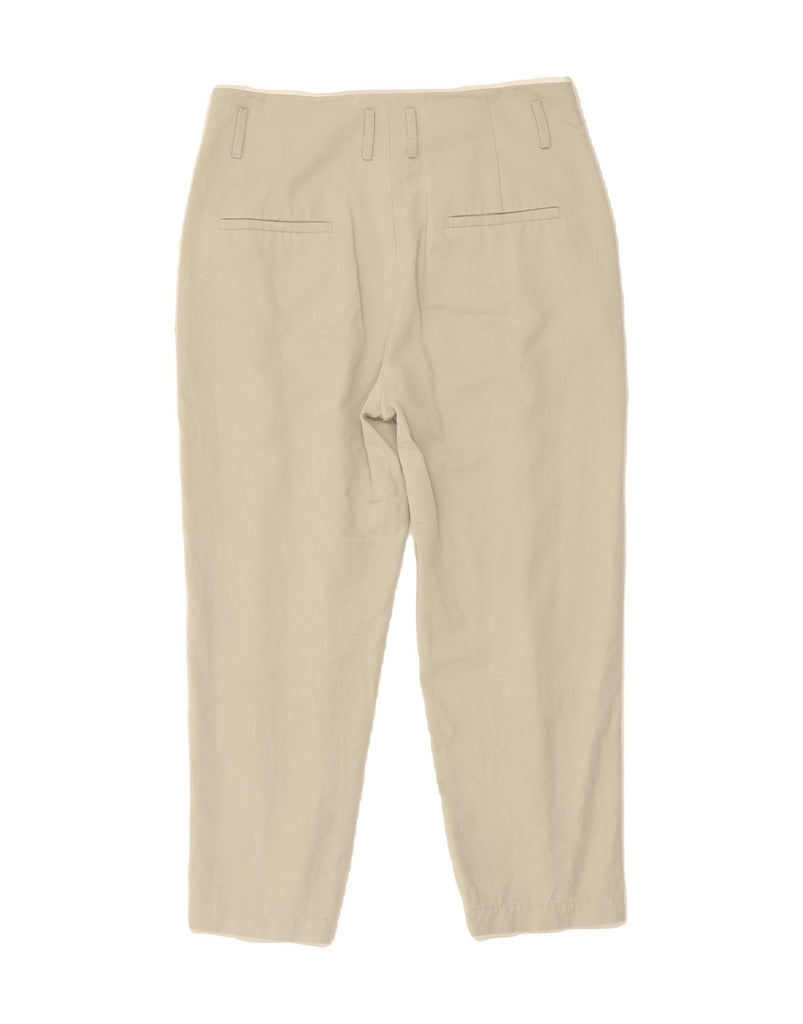 ZARA Womens Straight Capri Trousers Medium W28 L24 Grey Lyocell Vintage Zara and Second-Hand Zara from Messina Hembry 