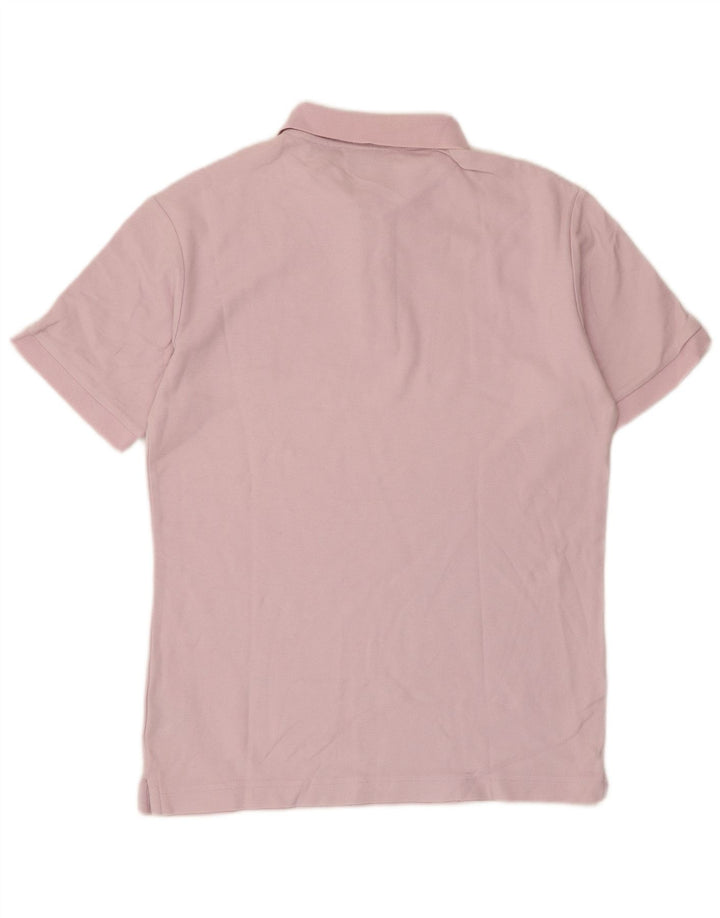 Fila Mens Polo Shirt Small Purple Cotton