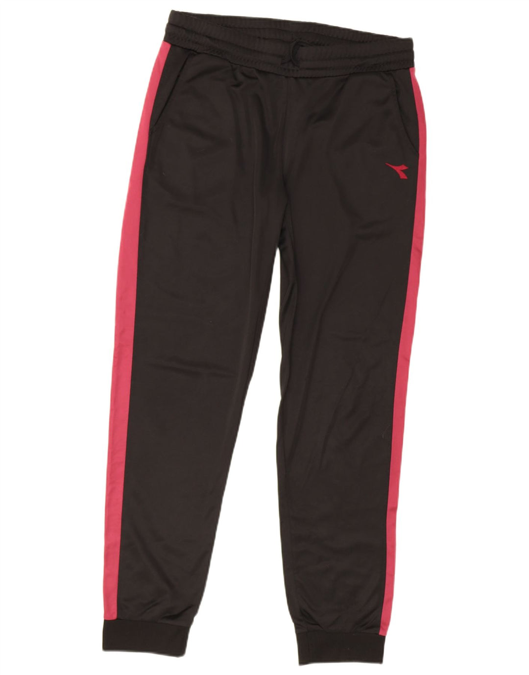Diadora Mens Tracksuit Trousers Joggers XL  Black Colourblock Polyester