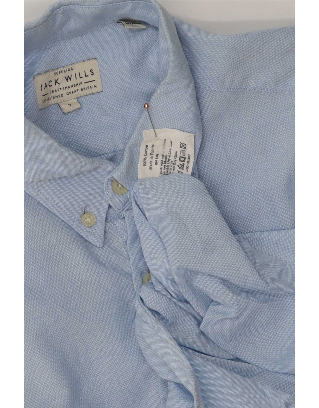 Jack Wills Mens Shirt Small Blue Cotton
