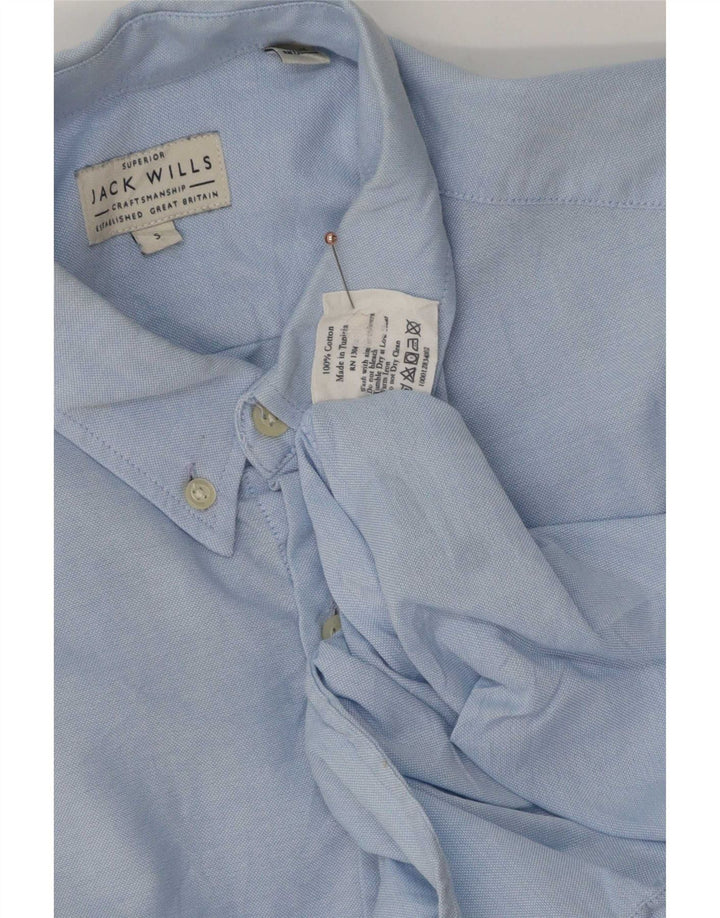Jack Wills Mens Shirt Small Blue Cotton