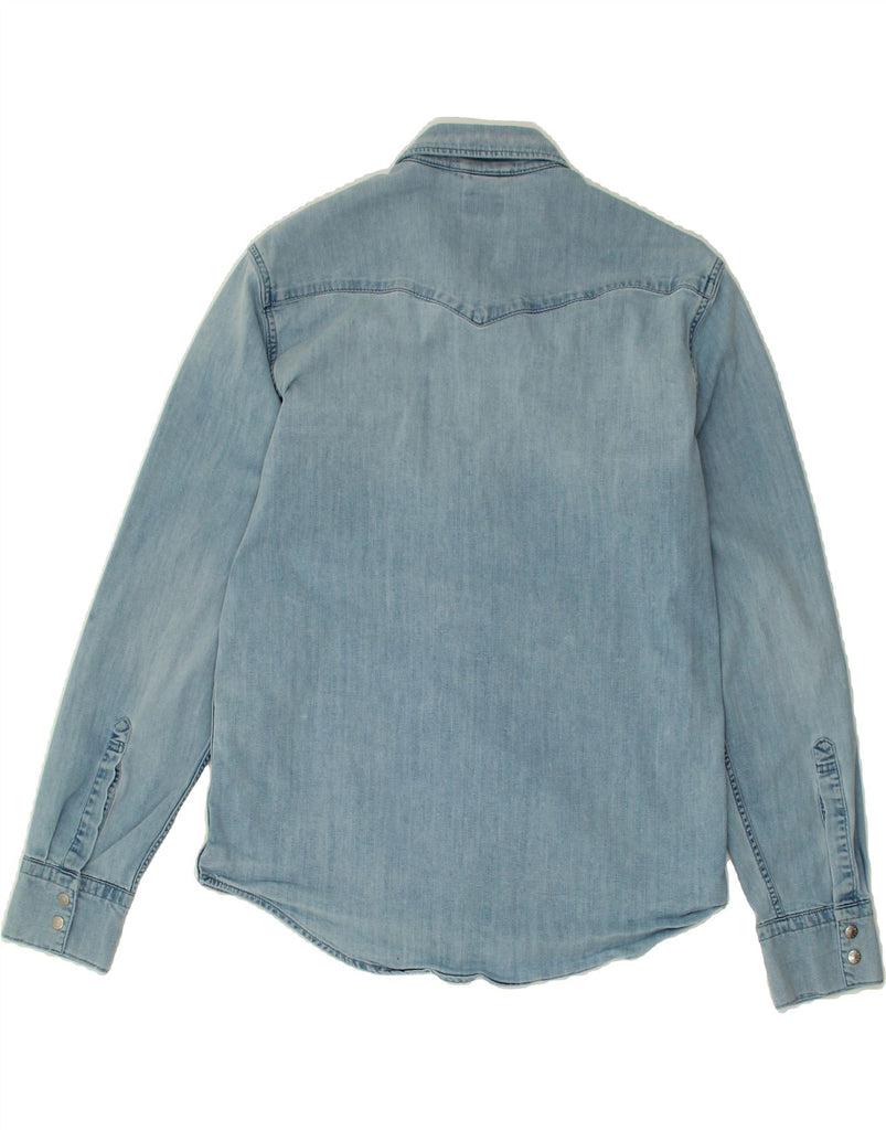 LEVI'S Mens Denim Shirt Medium Blue Cotton | Vintage Levi's | Thrift | Second-Hand Levi's | Used Clothing | Messina Hembry 