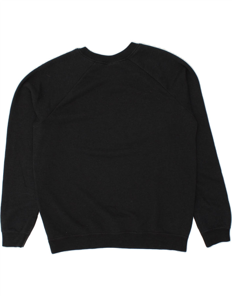 NIKE Womens Graphic Sweatshirt Jumper UK 10 Small Black | Vintage Nike | Thrift | Second-Hand Nike | Used Clothing | Messina Hembry 