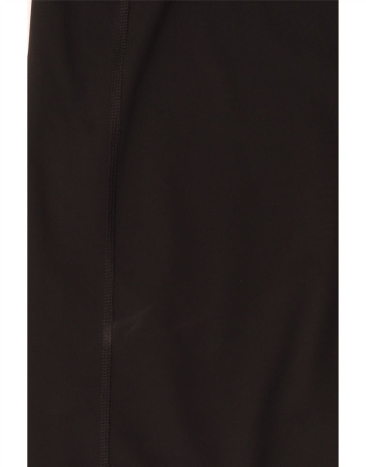 Puma Womens Graphic Crop Leggings UK 14 Large Black