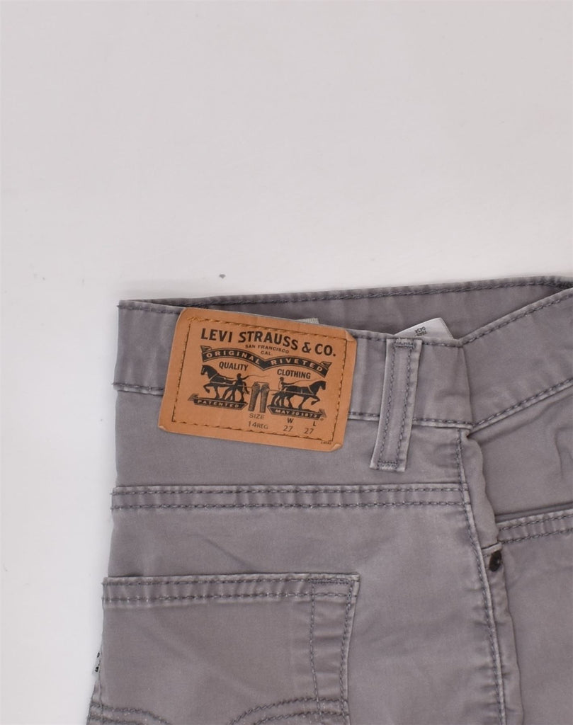 LEVI STRAUSS & CO Boys Slim Jeans 13-14 Years W27 L27 Grey Cotton | Vintage Levi Strauss & Co | Thrift | Second-Hand Levi Strauss & Co | Used Clothing | Messina Hembry 