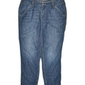 EDDIE BAUER Womens Boyfriend Slim Jeans US 10 Large W34 L26  Blue Cotton | Vintage Eddie Bauer | Thrift | Second-Hand Eddie Bauer | Used Clothing | Messina Hembry 