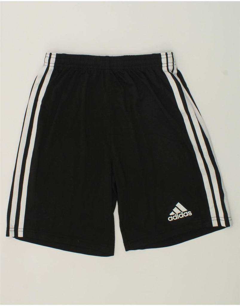 ADIDAS Boys Aeroready Sport Shorts 13-14 Years Black Polyester | Vintage Adidas | Thrift | Second-Hand Adidas | Used Clothing | Messina Hembry 