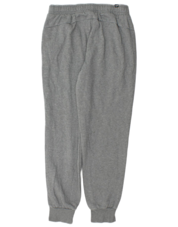 Puma Mens Tracksuit Trousers Joggers Medium  Grey Cotton