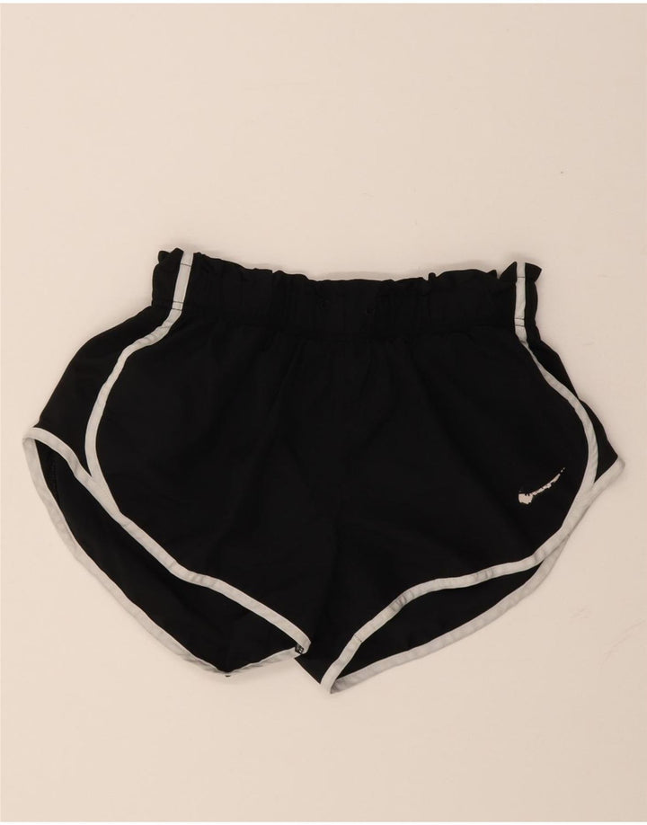 Nike Womens Dri Fit Sport Shorts UK 14 Medium Black Polyester