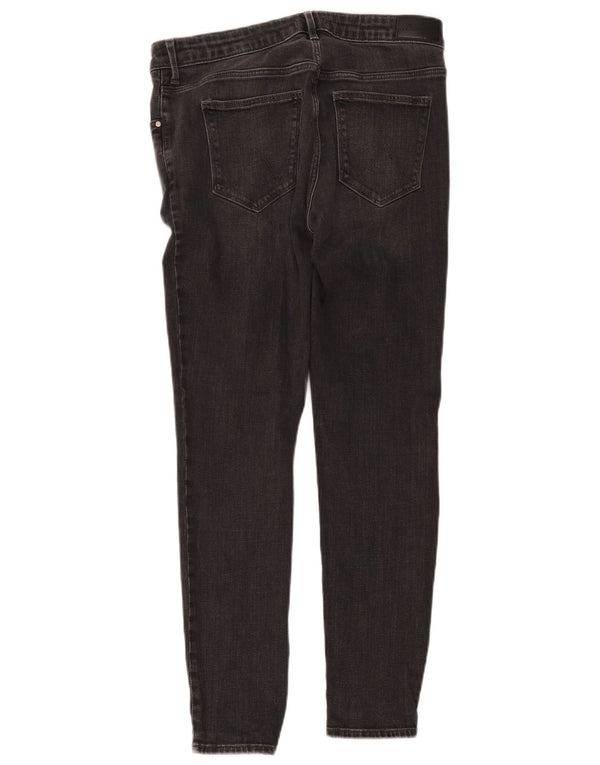 Wrangler Womens Skinny Jeans W31 L30 Black Cotton