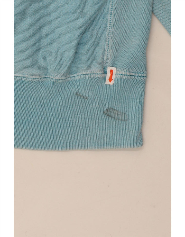 CHAMPION Mens Hoodie Jumper Small Turquoise Cotton Vintage Champion and Second-Hand Champion from Messina Hembry 