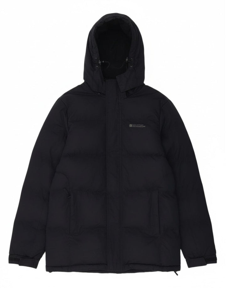 MOUNTAIN WAREHOUSE Mens Hooded Padded Jacket UK 38 Medium Navy Blue