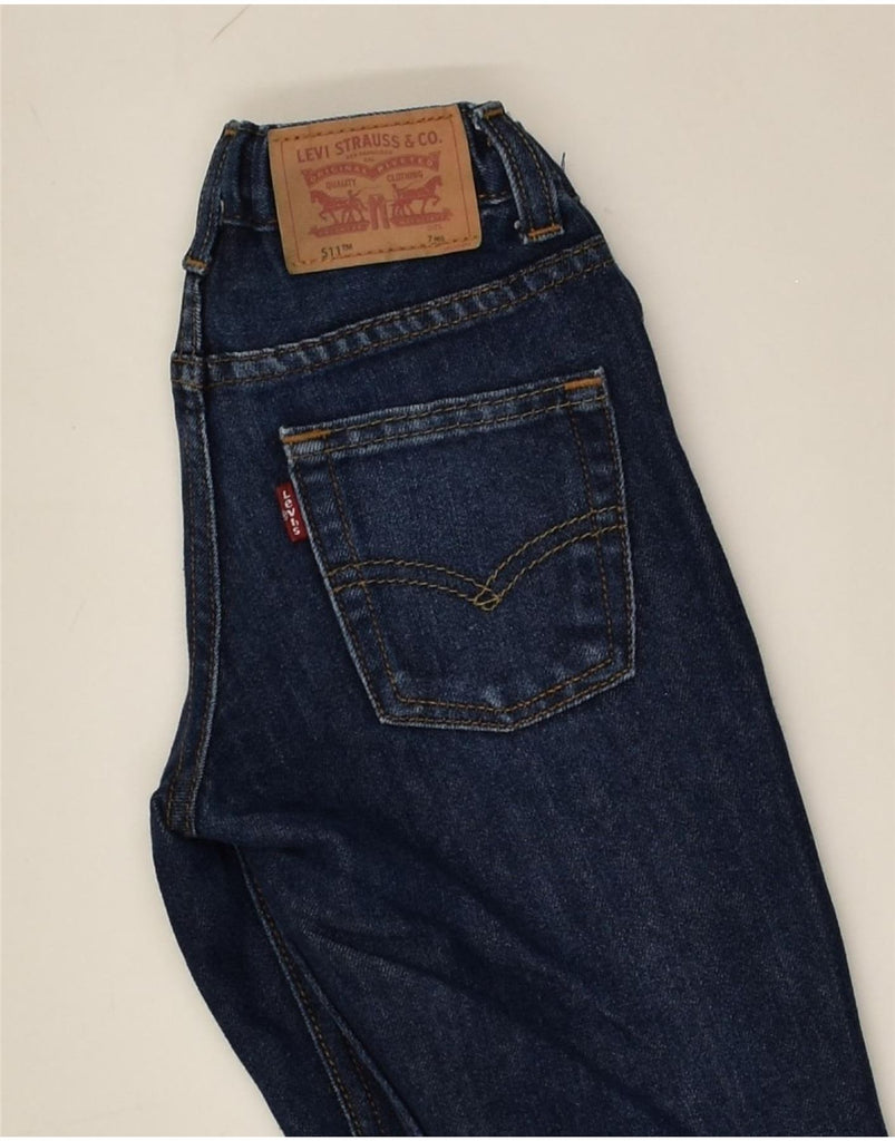 LEVI'S Girls 511 Slim Jeans 6-7 Years W22 L20  Blue Cotton | Vintage Levi's | Thrift | Second-Hand Levi's | Used Clothing | Messina Hembry 