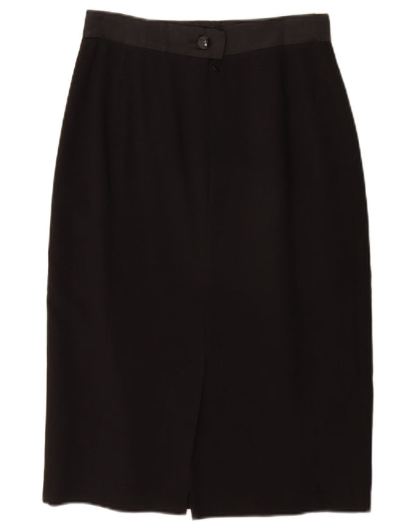 Laurel Womens Pencil Skirt EU 36 Small W26  Black New Wool