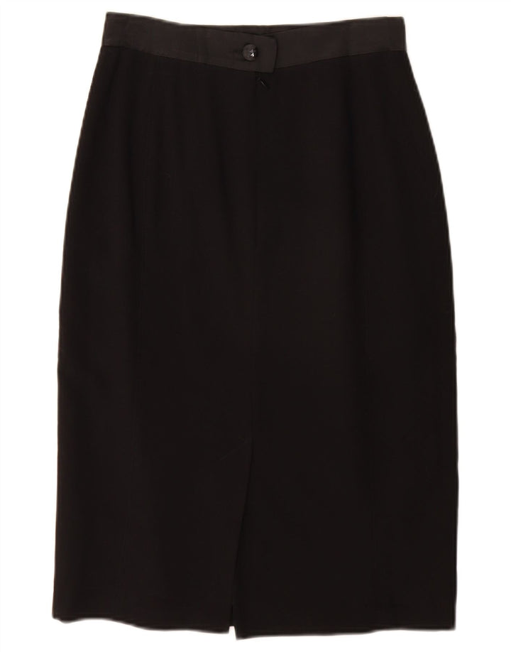 Laurel Womens Pencil Skirt EU 36 Small W26  Black New Wool