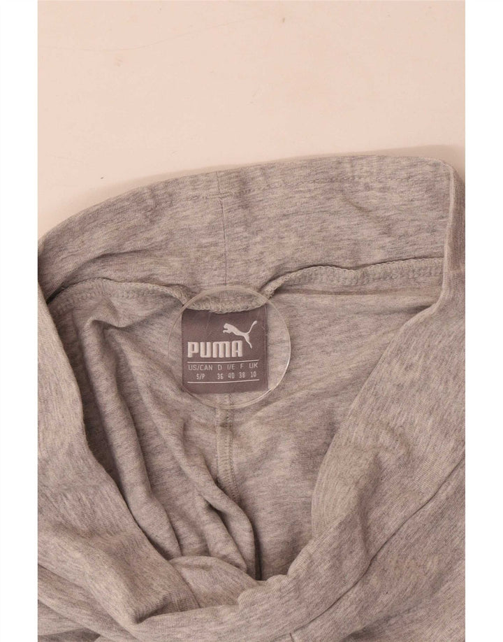 Puma Womens Graphic Leggings UK 10 Small Grey
