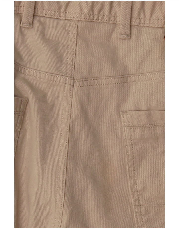 MASSIMO DUTTI Mens Straight Casual Trousers EU 38 Small W30 L33 Beige