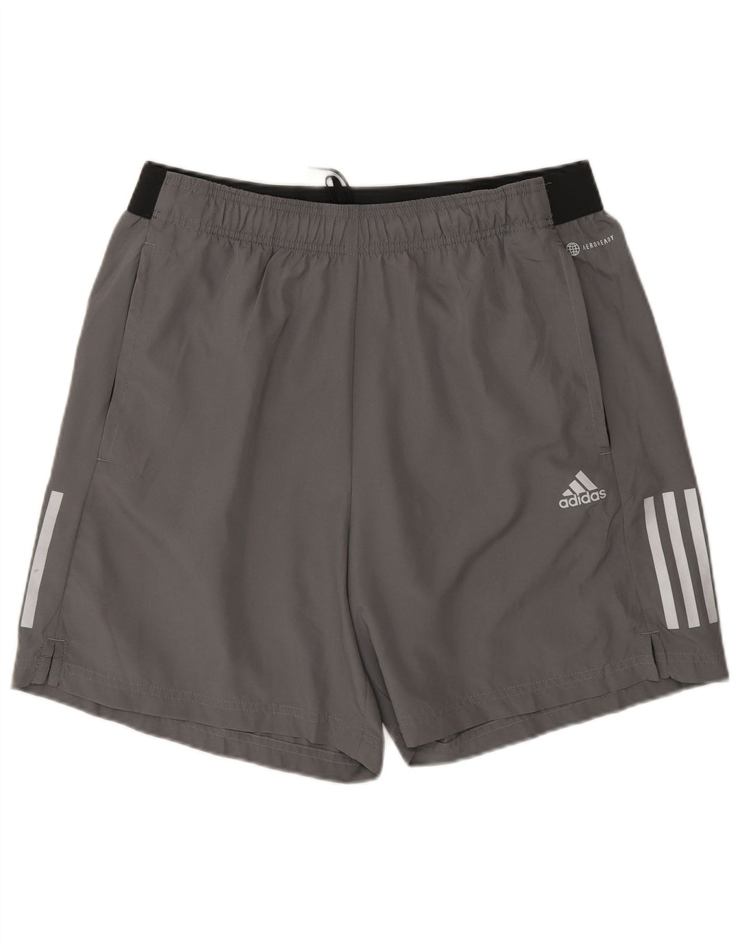 Adidas Mens Aeroready Sport Shorts Large Grey Colourblock Polyester