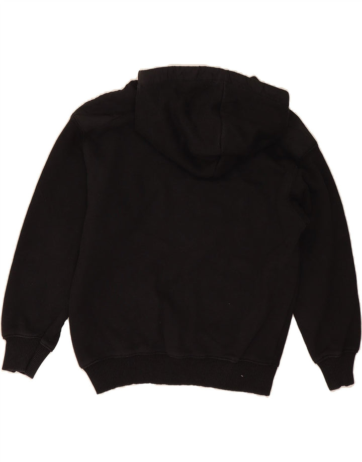 ZARA Boys Graphic Hoodie Jumper 9-10 Years Black Cotton Vintage Zara and Second-Hand Zara from Messina Hembry 
