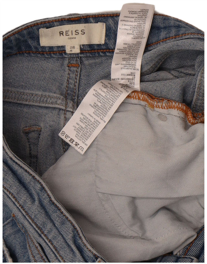 Reiss Womens Slim Jeans W28 L27 Blue Cotton