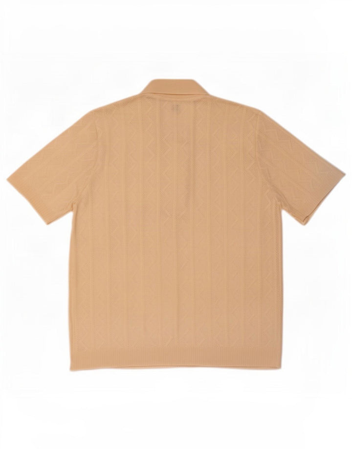 Huber Mens Polo Shirt Medium Beige