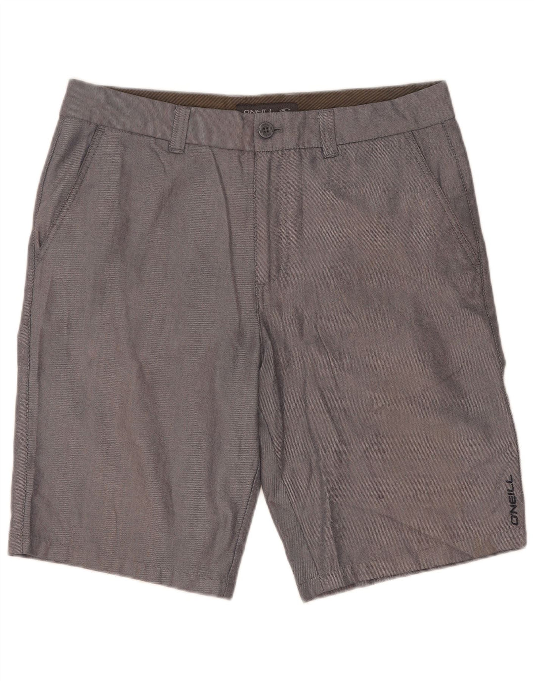 O'Neill Mens Chino Shorts W33 Medium Grey Polyester