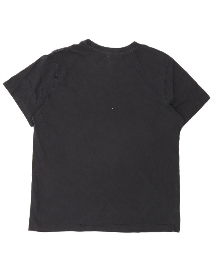 Nike Mens Graphic T-Shirt Top Large Black Cotton