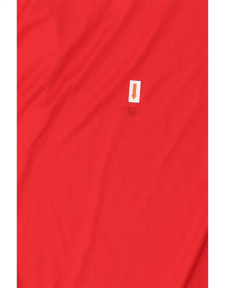 UMBRO Mens Football Shirt Small Red Colourblock Polyester Vintage Umbro and Second-Hand Umbro from Messina Hembry 