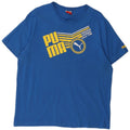 PUMA Mens Graphic T-Shirt Top XL Blue