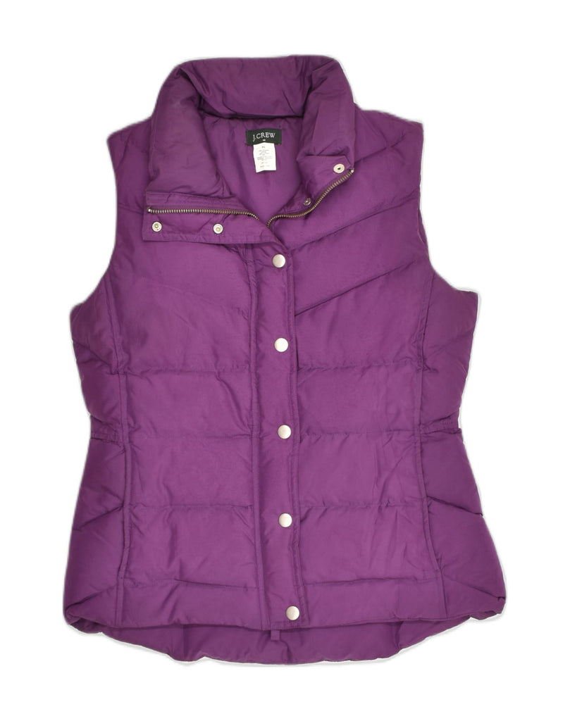 J. CREW Womens Padded Gilet UK 6 XS  Purple Polyester | Vintage J. Crew | Thrift | Second-Hand J. Crew | Used Clothing | Messina Hembry 